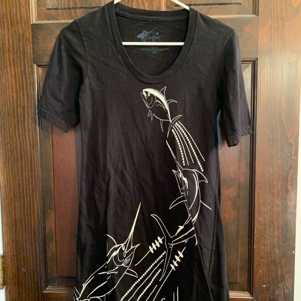 Guy Harvey dress or coverup tuna swordfish small - Picture 2 of 4